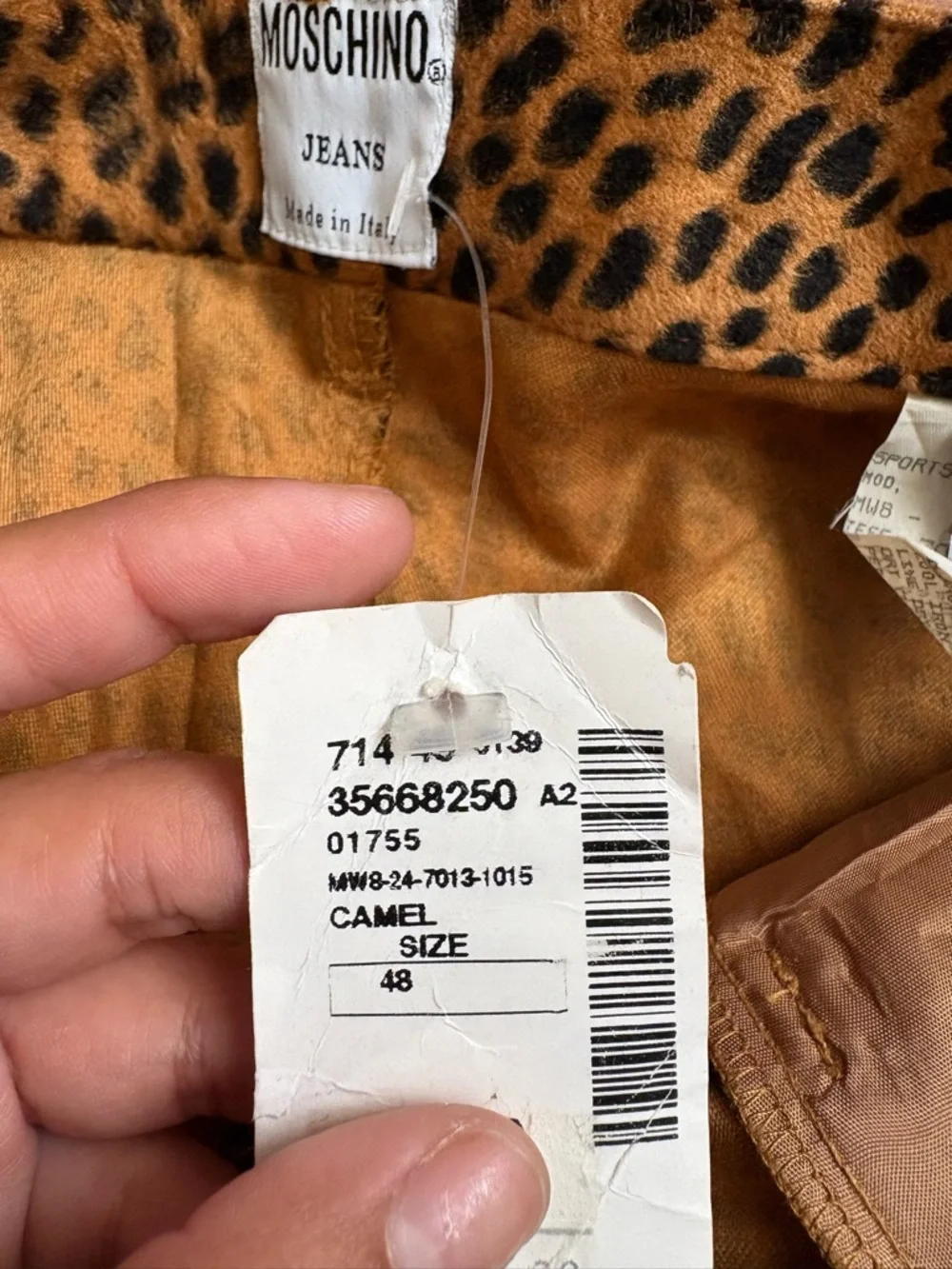 Moschino leopard animal print high rise pants - Picture 5 of 9